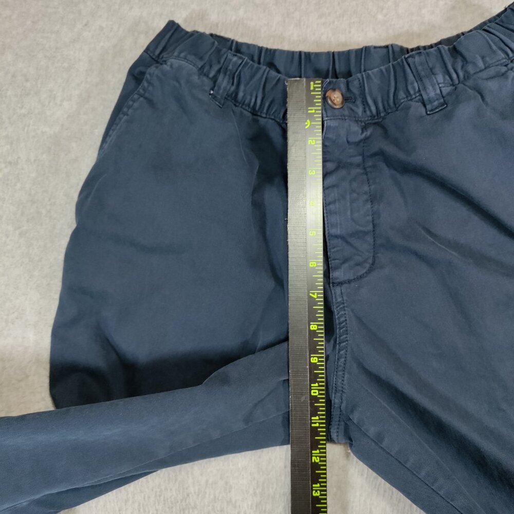 Bearbottom Jogger Pants Mens L Navy Blue Cotton Stretch Elastic Waist Cuffed Hem - Picture 5 of 8